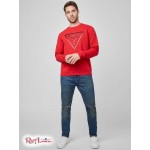 Чоловічий Crewneck GUESS Factory (Scott Logo Crewneck) 58288-01 Varsity Червоний