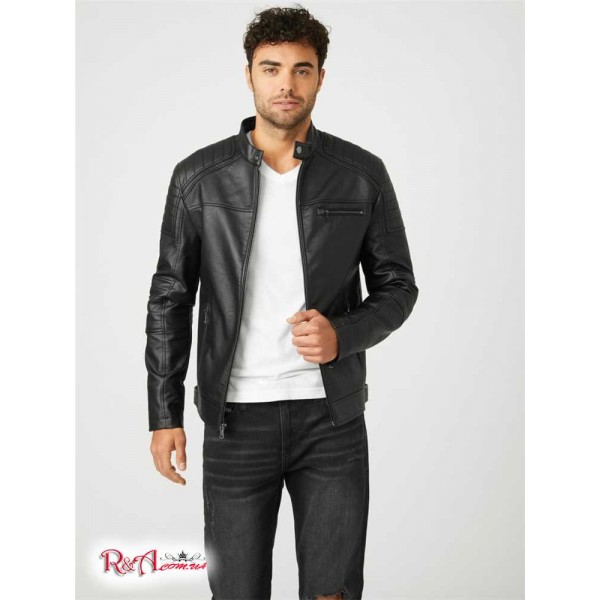 Мужская Куртка GUESS Factory (Daniel Biker Jacket) 58068-01 Реактивний Черный