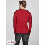 Чоловіча Футболка GUESS Factory (Jon Logo Tape Crew Tee) 63768-01 Червоний Noir