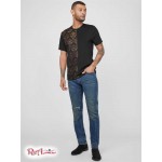 Чоловіча Футболка GUESS Factory (Grady Baroque Mesh Tee) 63978-01 Jet Black