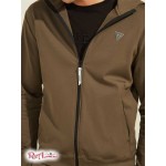 Мужское Худи GUESS (Teddy Zip Hoodie) 64688-01 General Коричневый