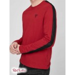 Чоловіча Футболка GUESS Factory (Jon Logo Tape Crew Tee) 63768-01 Червоний Noir