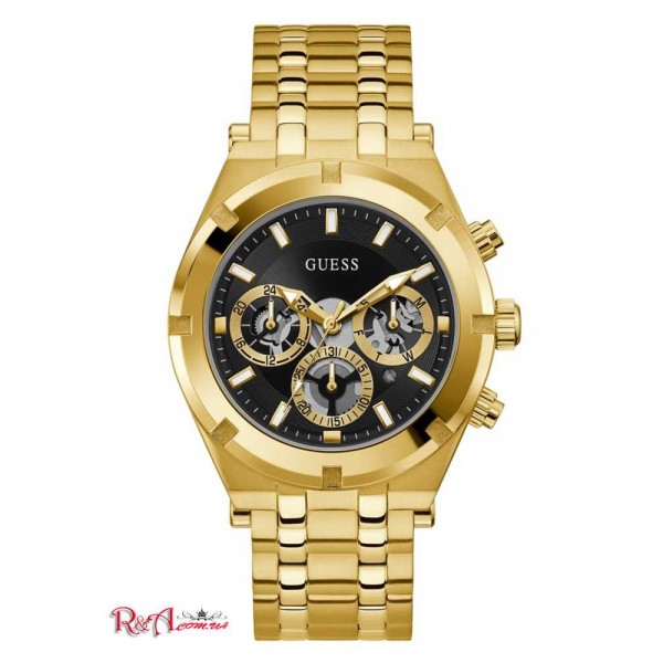 Мужские Часы GUESS (Gold-Tone Multifunction Watch) 56178-01 Multi Мужские Часы GUESS (Gold-Tone Multifunction Watch) 56178-01 Multi