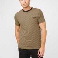 Чоловіча Футболка (Dev Striped Crew Tee) 58488-01 Toasted Taupe