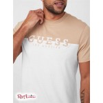 Мужская Футболка GUESS Factory (Davion Color-Block Logo Tee) 53708-01 Chino