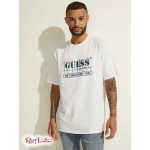 Чоловіча Футболка GUESS (GUESS Originals Rainbow Grid Tee) 59598-01 Pure Білий