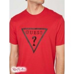 Чоловічий Crew GUESS Factory (Bolton Logo Crew) 58418-01 Rugby Червоний