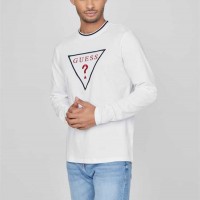 Мужская Веревка (Roper Logo Crewneck) 58258-01 Pure Белый