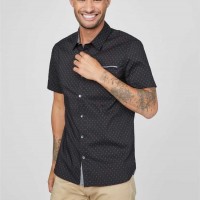 Чоловіча Сорочка (Decker Geo Shirt) 58438-01 Реактивний Чорний Мульті