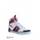 Мужские Сникерсы (Maeno Triangle Logo High-Top Sneakers) 60159-01 Темный Красный Leather