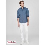Чоловіча Сорочка GUESS Factory (Korah Plain Shirt) 63909-01 Silk Синій