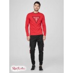 Мужская Веревка GUESS Factory (Roper Logo Crewneck) 58259-01 Rugby Красный