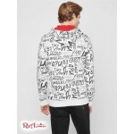 Чоловіче Худі GUESS Factory (Drax Graphic Hoodie) 63799-01 Pure Білий Чоловіче Худі GUESS Factory (Drax Graphic Hoodie) 63799-01 Pure Білий