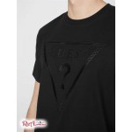 Чоловіча Футболка GUESS Factory (Erikk Logo Tee) 63889-01 Реактивний Чорний
