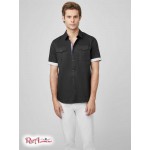 Чоловіча Сорочка GUESS Factory (Lingard Ripstop Shirt) 58189-01 Реактивний Чорний