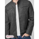 Мужская Куртка GUESS Factory (Cheston Faux-Suede Moto Jacket) 58249-01 Реактивний Черный