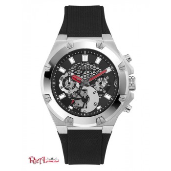 Чоловічий Годинник (Silver-Tone and Black Multifunction Watch) 64829-01 Multi