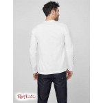 Чоловічий Лонгслів GUESS Factory (Coleman Long-Sleeve Logo Tee) 58269-01 Pure Білий