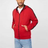 Мужское Худи (Tavin Logo Zip-Up Hoodie) 63829-01 Rugby Красный