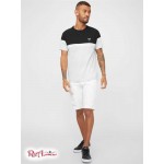 Чоловіча Футболка GUESS Factory (Kido Color-Block Tee) 63879-01 Marble Сірий