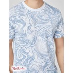 Чоловіча Футболка GUESS Factory (Swirly Tee) 64179-01 Чистий Білий Мульти