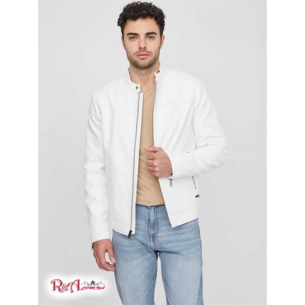 Чоловіча Куртка GUESS Factory (Jacky Moto Jacket) 63779-01 True Білий Чоловіча Куртка GUESS Factory (Jacky Moto Jacket) 63779-01 True Білий