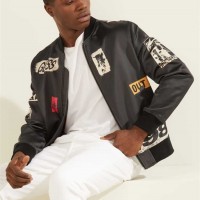 Чоловічий Бомбер (Royal Bomber Jacket) 59529-01 Jet Black Multi