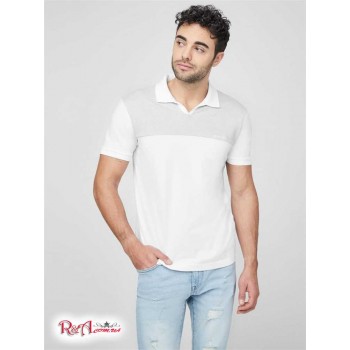 Чоловіче Поло (Clarence Johnny Polo) 58279-01 Pure Білий