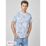 Чоловіча Футболка GUESS Factory (Swirly Tee) 64179-01 Чистий Білий Мульти