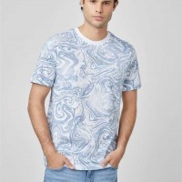 Чоловіча Футболка (Swirly Tee) 64179-01 Чистий Білий Мульти