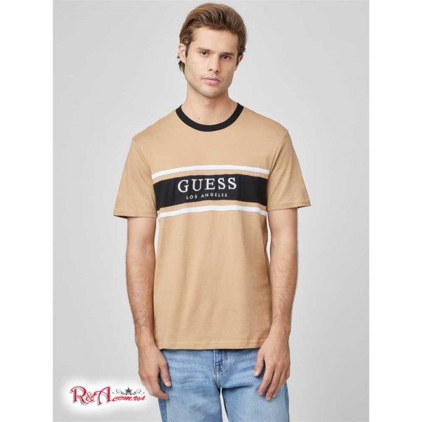 Мужская Футболка GUESS Factory (Bort Logo Tee) 58199-01 Toasted Taupe