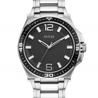 Мужские Часы (Silver and Black Analog Watch) 57949-01 Нет Цвета Мужские Часы (Silver and Black Analog Watch) 57949-01 Нет Цвета