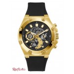 Мужские Часы GUESS (Gold-Tone and Black Multifunction Watch) 60019-01 Multi