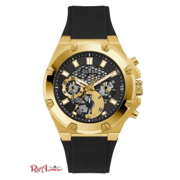 Чоловічий Годинник (Gold-Tone and Black Multifunction Watch) 60019-01 Multi