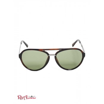 Чоловічі Сонцезахисні Окуляри (Samuel Logo Aviator Sunglasses) 42749-01 Темний Havana