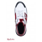 Чоловічі Снікерси GUESS (Maeno Triangle Logo High-Top Sneakers) 60159-01 Темний Червоний Leather