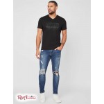 Мужская Футболка GUESS Factory (Steven Logo Tee) 53639-01 Jet Black