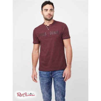 Чоловіча Хенлі (Edgar Marled Henley Tee) 53939-01 Marmont Червоний Мульті