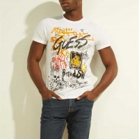 Чоловіча Футболка (DTLA Graffiti Tee) 64739-01 Чистий Білий