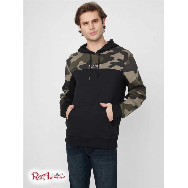 Мужской Пуловер GUESS Factory (Akram Pullover Hoodie) 63929-01 Camouflage