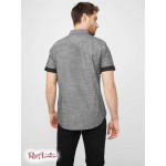 Чоловіча Сорочка GUESS Factory (Harold Textured Shirt) 63809-01 Реактивний Чорний Мульті