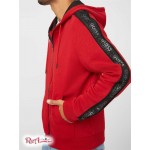 Мужское Худи GUESS Factory (Tavin Logo Zip-Up Hoodie) 63829-01 Rugby Красный