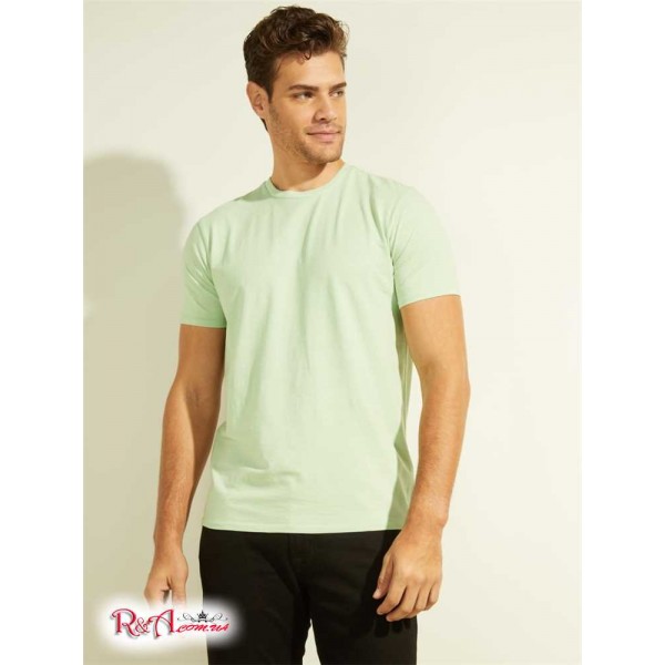 Чоловіча Футболка GUESS (Eli Washed Tee) 64769-01 Hazy Зелений Мульті