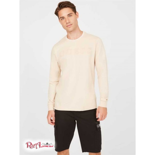 Мужской Лонгслив GUESS Factory (Kalico Logo Long-Sleeve Tee) 37249-01 Chino