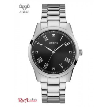 Чоловічий Годинник (Silver-Tone Diamond Analog Watch) 41379-01 Срібло