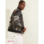 Чоловічий Бомбер GUESS (Royal Bomber Jacket) 59529-01 Jet Black Multi Чоловічий Бомбер GUESS (Royal Bomber Jacket) 59529-01 Jet Black Multi