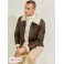 Мужская Куртка (Aviator Shearling Jacket) 59689-01 Chocolate Коричневыйie