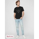 Чоловіча Футболка GUESS Factory (Erikk Logo Tee) 63889-01 Реактивний Чорний