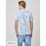 Чоловіча Футболка GUESS Factory (Swirly Tee) 64179-01 Чистий Білий Мульти