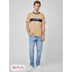 Мужская Футболка GUESS Factory (Bort Logo Tee) 58199-01 Toasted Taupe